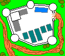 A map showing the layout of Quan Castle